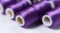 Amethyst Purple Sewing Thread Coils