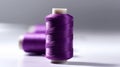 Amethyst Purple Sewing Thread Coils