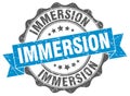 Immersion seal