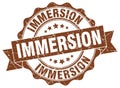 immersion seal. stamp