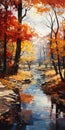 Immersive Autumn: A Captivating Visual Experience of Warmth and