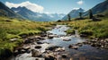 Immersive Cryengine Landscape: Meadow Of Laguna Beach In Arctic Climate