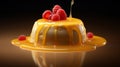 Immersive Custard Image In The Style Of Olivier Ledroit And Miki Asai Royalty Free Stock Photo