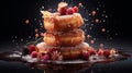 Immersive Doughnuts: A Fusion Of Olivier Ledroit, Miki Asai, And Herve Guibert Royalty Free Stock Photo