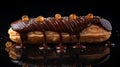 Immersive Eclair Image In The Style Of Olivier Ledroit And Miki Asai Royalty Free Stock Photo