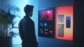An immersive interactive prototype mockup, showcasing a new product with touch and swipe interactions for a more engaging