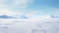 Immersive Snow Land Stunning Cryengine Style With Expansive Skies Royalty Free Stock Photo
