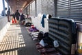 Immigrants at US Mexico border