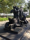 The Immigrants Monument in Battery Park.