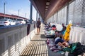 Immigrants at US Mexico border