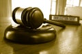 Immigration Court gavel Royalty Free Stock Photo