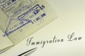 Immigration law Royalty Free Stock Photo