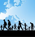 Immigration people Royalty Free Stock Photo