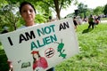 Immigration Protest at White House