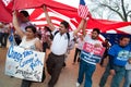 Immigration Rally in Washington Royalty Free Stock Photo