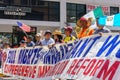 Immigration Reform Rally in the United States Royalty Free Stock Photo