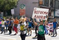 Immigration Reform Rally in the United States Royalty Free Stock Photo