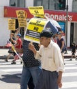 Immigration Reform Rally in the United States Royalty Free Stock Photo