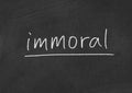 Immoral