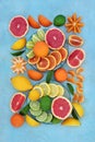 Immune Boosting Healthy Citrus Fruit Royalty Free Stock Photo