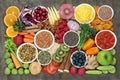Immune System Boosting Healthy Vegan Food Royalty Free Stock Photo