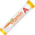 Immune support vitamin A Royalty Free Stock Photo