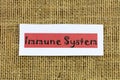 Immune system healthy immunity medical protection illness prevention Royalty Free Stock Photo