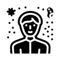 immunity human health glyph icon vector illustration