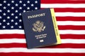 Immunization record card and US Passport book