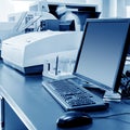 Immunoassay analysis Royalty Free Stock Photo