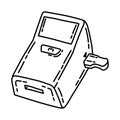 Immunoassay Influenza Diagnosis machine Icon. Doodle Hand Drawn or Outline Icon Style