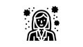 immunologist doctor glyph icon animation