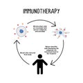 Immunotherapy: The use of drugs or other substances to stimulate the body\'s immune system