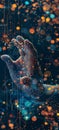 Immutable records of transactions verified by abstract multiple users hand touching