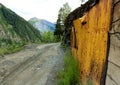 Imogene Pass Ghost Town above Telluride Royalty Free Stock Photo