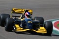 Imola, 27 April 2019: Historic Minardi F1 Model M192 driven by unknown in action during Minardi Historic Day 2019
