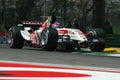 Imola, IT, April 2005 - Takuma Sato run with Bar Honda F1 during GP of San Marino Royalty Free Stock Photo