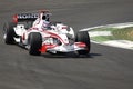 Imola, IT, April 2006 - Takuma Sato run with Super Aguri Honda F1 during GP of San Marino Royalty Free Stock Photo