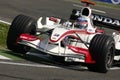 Imola, IT, April 2006 - Takuma Sato run with Super Aguri Honda F1 during GP of San Marino Royalty Free Stock Photo