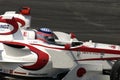 Imola, IT, April 2006 - Takuma Sato run with Super Aguri Honda F1 during GP of San Marino Royalty Free Stock Photo