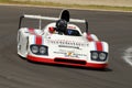 Imola Italy - 8 June 2012: Porsche 936 1977 driven by U. SCHUMACHER during practice session on Imola Circuit at the event Imola