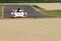 Imola Italy - 8 June 2012: Porsche 936 1977 driven by U. SCHUMACHER during practice session on Imola Circuit at the event Imola