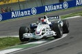 Imola - ITALY, MARCH 21: Robert Kubica on Sauber BMW F1 at 2006 F1 GP of San Marino on MARCH 21, 2006 Royalty Free Stock Photo