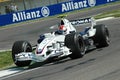 Imola - ITALY, MARCH 21: Robert Kubica on Sauber BMW F1 at 2006 F1 GP of San Marino on MARCH 21, 2006 Royalty Free Stock Photo