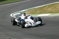 Imola - ITALY, MARCH 21: Robert Kubica on Sauber BMW F1 at 2006 F1 GP of San Marino on MARCH 21, 2006 Royalty Free Stock Photo