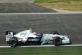 Imola - ITALY, MARCH 21: Robert Kubica on Sauber BMW F1 at 2006 F1 GP of San Marino on MARCH 21, 2006 Royalty Free Stock Photo