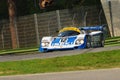 Imola Italy 20 October 2012: Porsche 956 driven by Kempnich Russel during practice session on Imola Circuit