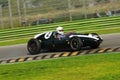 Imola Italy - 20 October 2012: unknown drive the Cooper T45 - 51 during practice session on Imola Circuit at the event Luigi Musso Royalty Free Stock Photo