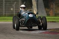 Imola Italy - 20 October 2012: unknown drive the Cooper T45 - 51 during practice session on Imola Circuit at the event Luigi Musso Royalty Free Stock Photo