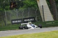 Imola, 6 June 2012: Unknown run on Classic F1 Car 1981 Brabham BT49c ex Nelson Piquet - Riccardo Patrese during practice of Imola Royalty Free Stock Photo